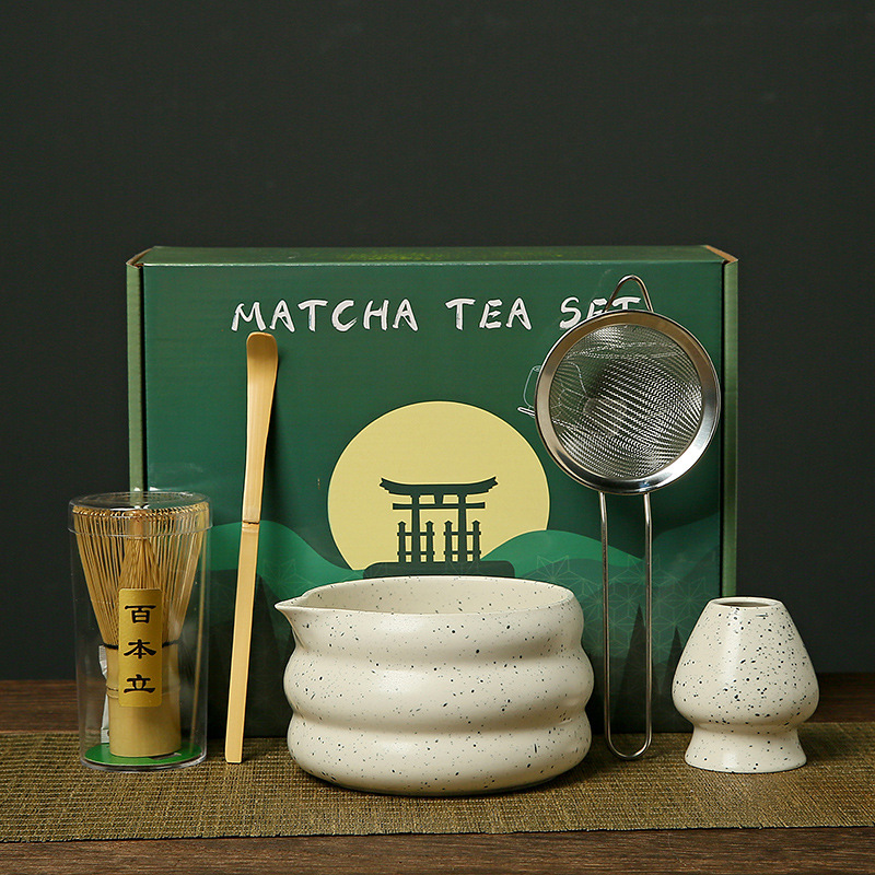 抹茶碗打抹茶宋代点茶工具陶瓷茶筅立搅拌器日式竹抹茶刷茶筅套装|undefined