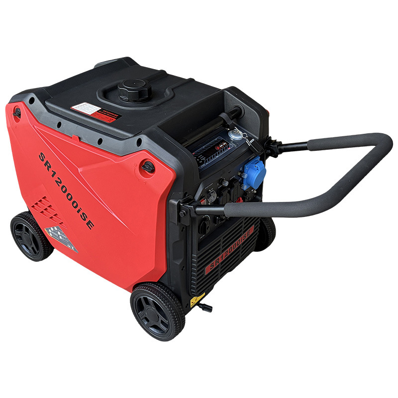 9kW gasoline generator 220V small outdoor portable low-noise inverter emergency backup with wheels