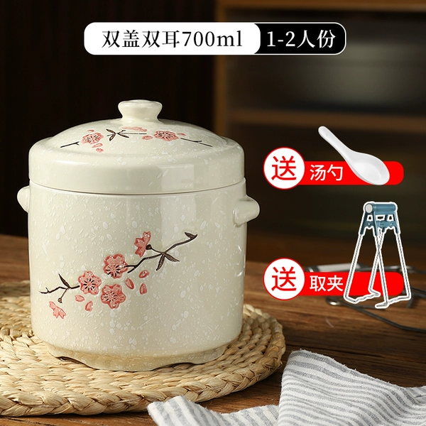 ♤♤ஐஐ double cap 700ML [free spoon + tongs] ♤♤ஐஐ