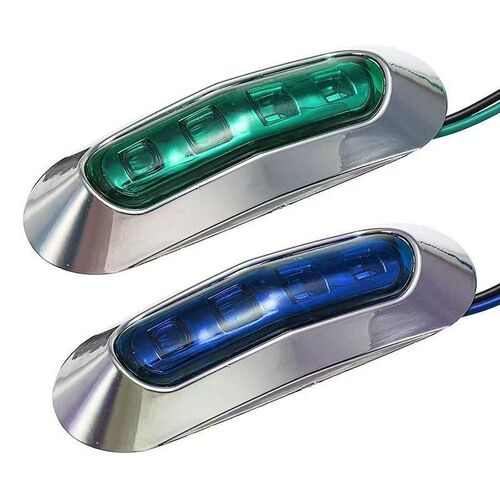 Cross-border 4LED truck side light 12V24V truck side light trailer large truck side waist light