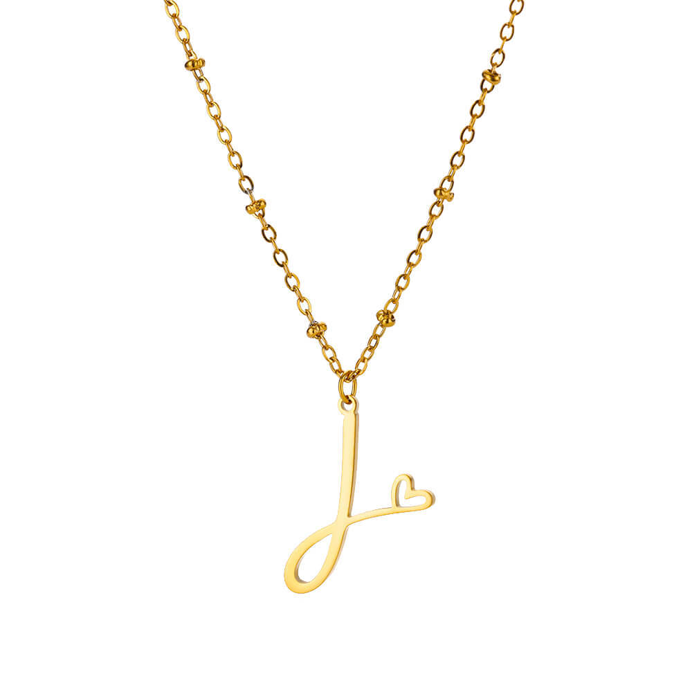 8g Weight 0.03µm-0.05µm Gold Plating Thickness PVD Coated Gold Plating Process Real Gold Plated Plating Material 304 Stainless Steel Pendant Material Pendant Necklace Classification 304 Stainless Steel Chain Material cable chain Chain Type 1 Piece Quantity Holiday, Daily Occasion 304 Stainless Steel Material Letter, Heart Shape Pattern Unisex Gender IG Style, Sweet Style Waterproof Non Tarnish, Plating, Hollow Out Craft PVD Coated Real Gold Plated Letter Heart Shape 304 Stainless Steel IG Style Sweet Waterproof Non Tarnish 304 Stainless Steel Pendant Necklace 19