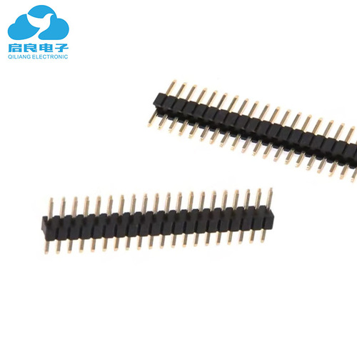 2.0 pin header connector 2.0MM single row straight pin 1P-40P straight plug PCB board to board connector environmentally friendly