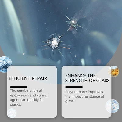 Auto glass repair liquid Glue Glass Nano Repair