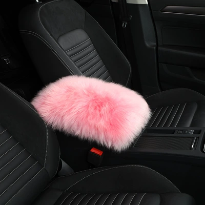 Armrest box, Velvet Winter Warm Pad Creative - korean-powder