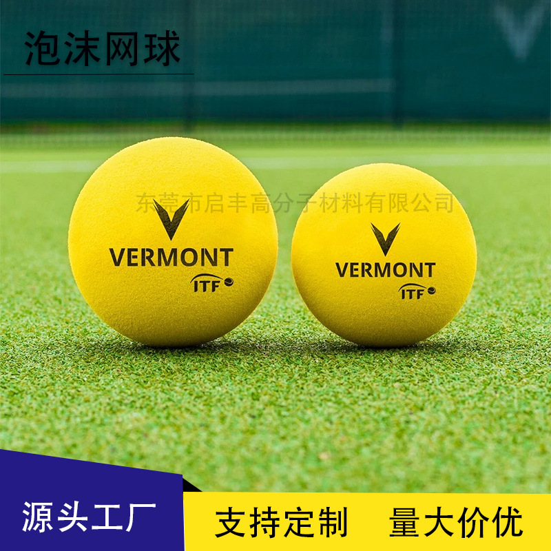Factory Direct Supply 80mm 90mm Polyurethane Silent Foam Ball Indoor Silent Practice Training Tennis Ball