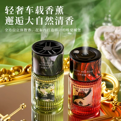 Car Perfume Aromatherapy, Car-Mounted Spray Aromatherapy Diffuser for