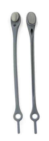 De producción propia y auto-vendido TikTok color de silicona sin cordones elásticos perezosos cordones adultos niños cabeza redonda elástico sin cordones