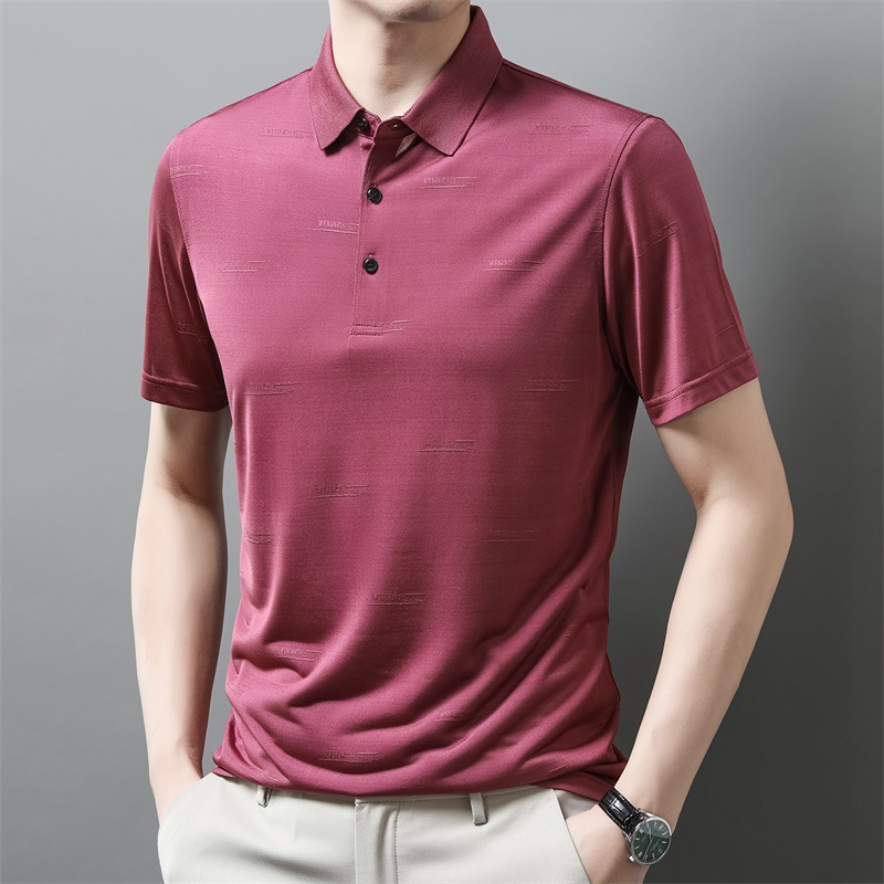 C6056 1430K ÁO THUN NAM YUPTYLO NGẮN TAY TRUNG NIÊN KÍN CỔ THỜI TRANG NAM LỤA TƠ TẰM G04 SẢN PHẨM MỚI