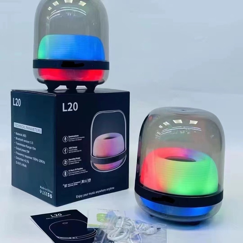 L20ハマン瑠璃四世代ネット赤生放送人気モデル七彩クール透明灯知能無線bluetooth低音|undefined