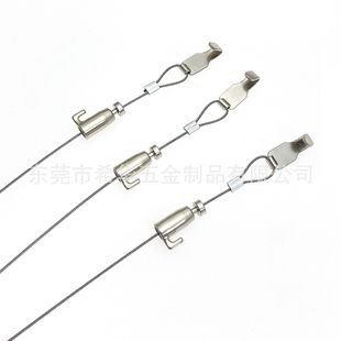Hangers Track Adjustable Hanging Hook Mobile Painting Track Exhibition Gallery Hanging Mirror Line Wire Rope Hanging Hook