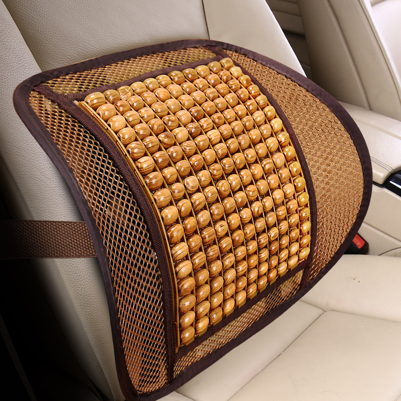 Seat cushion, seat cover – Universal Seat Cushion Summer - natural-color-lumbar-support-olive-wood
