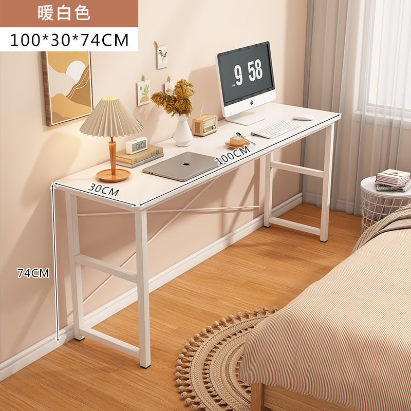 Escritorio chica dormitorio mesita de noche rectangular simple casa de alquiler escritorio blanco simple escritorio de la computadora