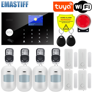 Smart Tuya wireless WIFI APP remote monitoring alarm host thief intrusion anti-theft SOS Alarm