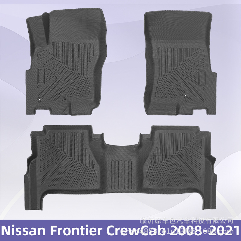 Para Nissan Frontier Crewcab 2008 - 2021 TPE Footpad 3D todo el tiempo