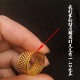 Factory spot Xinmeida thickened and widened finger set Golden cross stitch sewing sewing household copper thimble