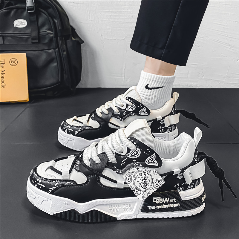 2025 Men's Shoes New Spring and Autum Versatile Casual Sneakers Niche Original Popular Thick-Soled Wear-Resistant Non-Slip Sports Shoes 2025 Men's Shoes New Spring and Autum Versatile Casual Sneakers Niche Original Popular Thick-Soled Wear-Resistant Non-Slip Sports Shoes