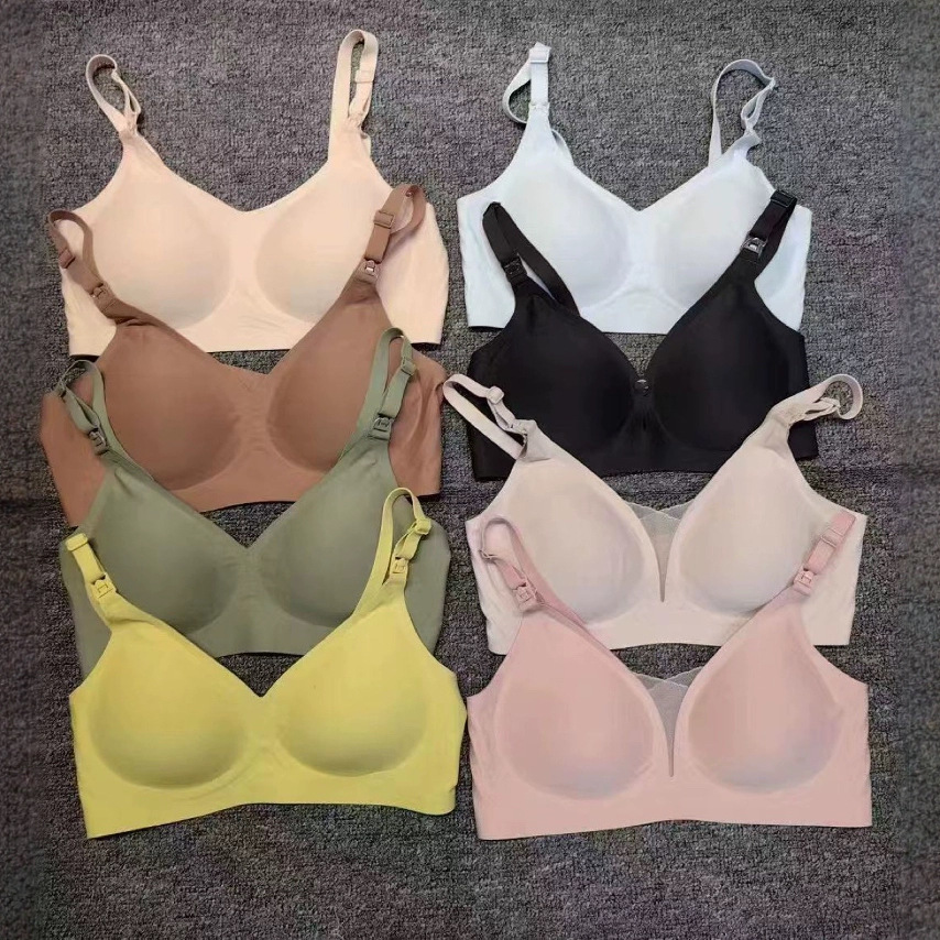 Ropa interior de lactancia, senos pequeños, recolección, anti-flacidez, lactancia posparto, sujetador de leche materna, mujeres embarazadas, período delgado de verano durante el embarazo