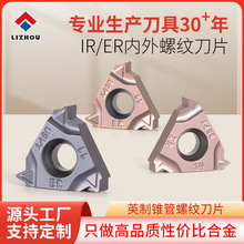 BSPT英制锥管螺纹刀片IR/ER内外螺旋株洲钨钢数控刀粒刀具刀头CNC