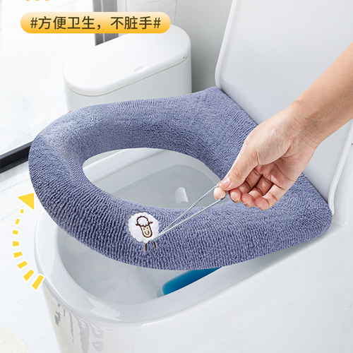 Round toilet seat Ordinary household thickened portable toilet cover All-season thickened toilet seat wholesale