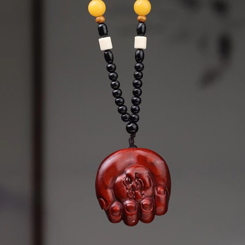 卸売りの紫檀木の彫刻の取っ手の件のピシュピストは壺の胡の掛け物を並べて音を振って商品の工芸の贈り物を生放送します。|undefined