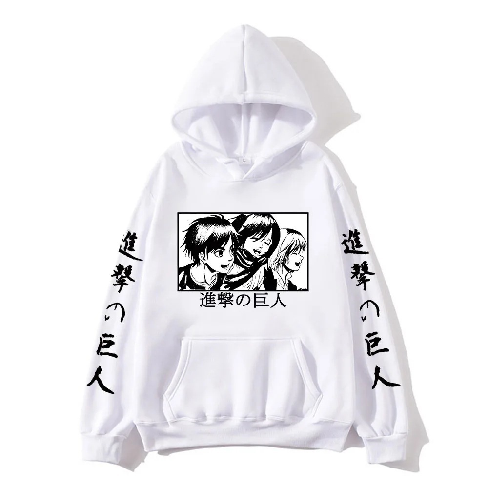 Attack On Titan Sweatshirt Eren Yeager Hoody Mikasa Ackerman