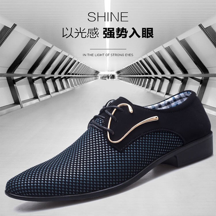Nuevos zapatos casuales zapatos de cuero formales de negocios para hombres zapatos de boda zapatos de moda con cordones esmerilado zapatos de hombre a juego más tamaño al por mayor