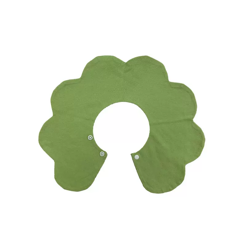 薄款婴儿口水巾宝宝围嘴A类棉360花瓣围兜柔软吸水双层超软纯棉布