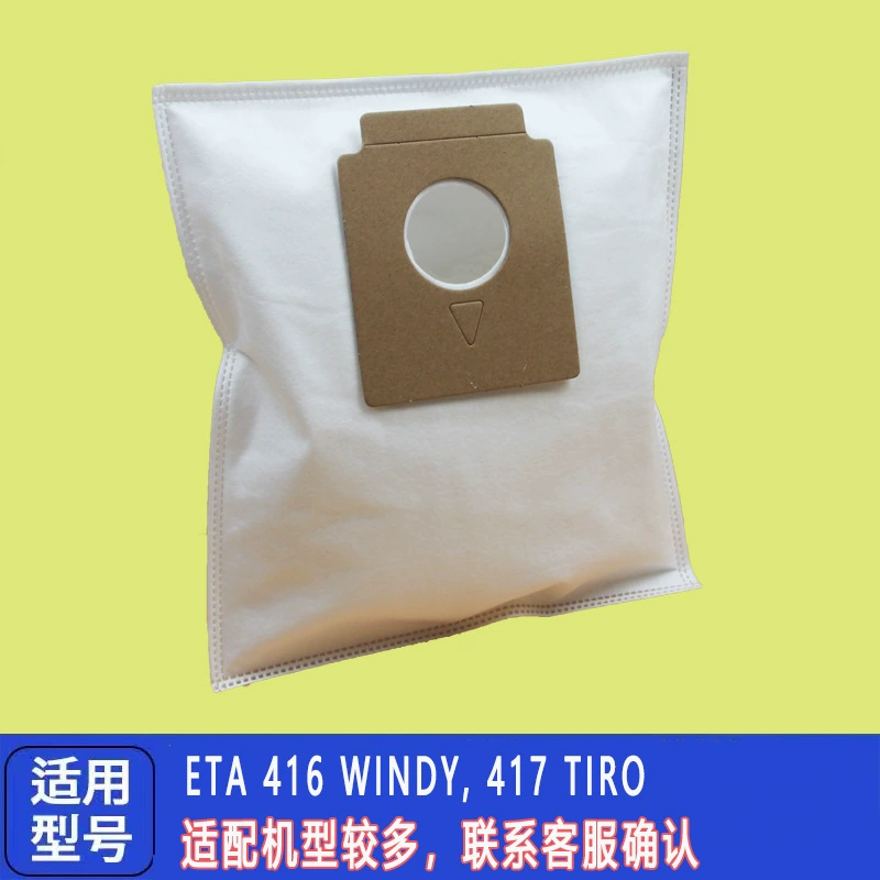 Мешок для пыли подходит для ETA 416 WINDY, 417 TIRO, аксессуары для пылесоса, мешок для пыли, мешок из нетканого материала
