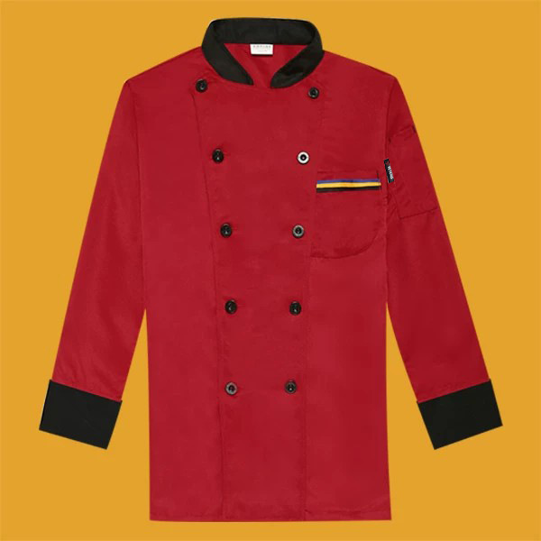 Ropa de Trabajo para Chef de Cocina de Restaurante y Cafetería, Ropa de Trabajo de Manga Larga para Hombre, Ropa de Chef de Restaurante de Hotel, Ropa de Chef de Manga Corta Hecha a Medida para Hombre image 11