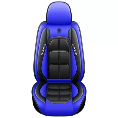 Car Seat Cushion, Universal Leather Car: Seat cushion, seat cover - blue