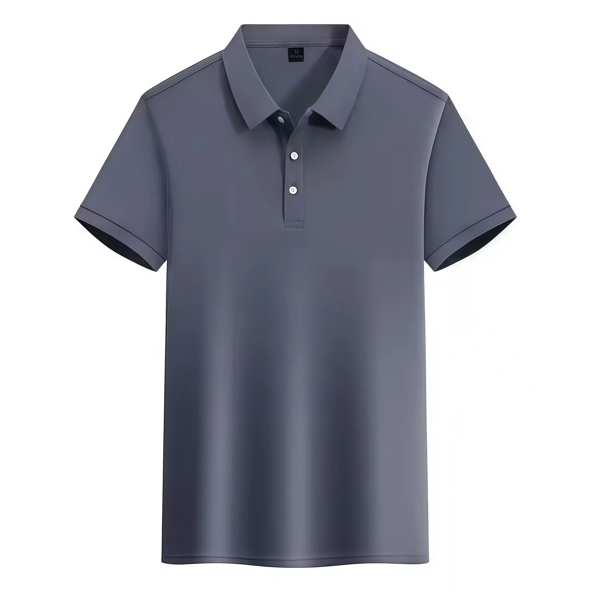Camisa Polo de Manga Corta para Hombre de Poliéster, Transpirable para Verano