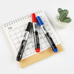 Logistics special marker pen black blue red thick head large capacity large pen waterproof quick drying refillable marker pen