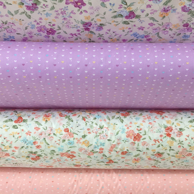 新品批发全棉斜纹面料小碎花133*72布料宝宝婴幼儿床品服装面料