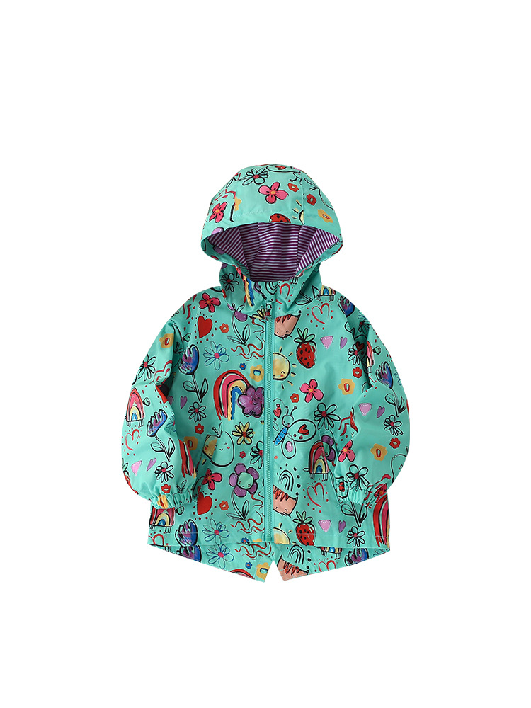 Malwee chaqueta de niñas otoño y invierno nueva ropa infantil europea y americana de estilo extranjero niñas con capuz cardigan para niños abrigo