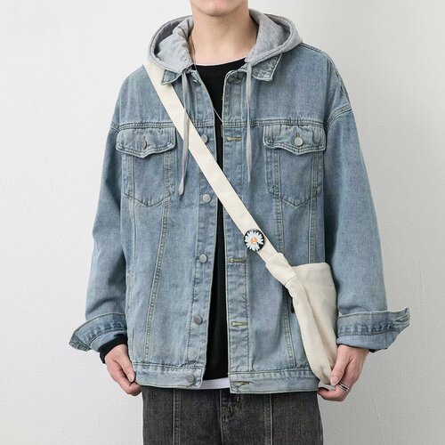 Vintage American Style Men's Ins Retro Personality Versatile BF Fashion Loose Jacket Coat