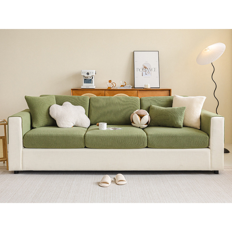 Housse de canapé romantique minimaliste élastique et lavable_voghion.com