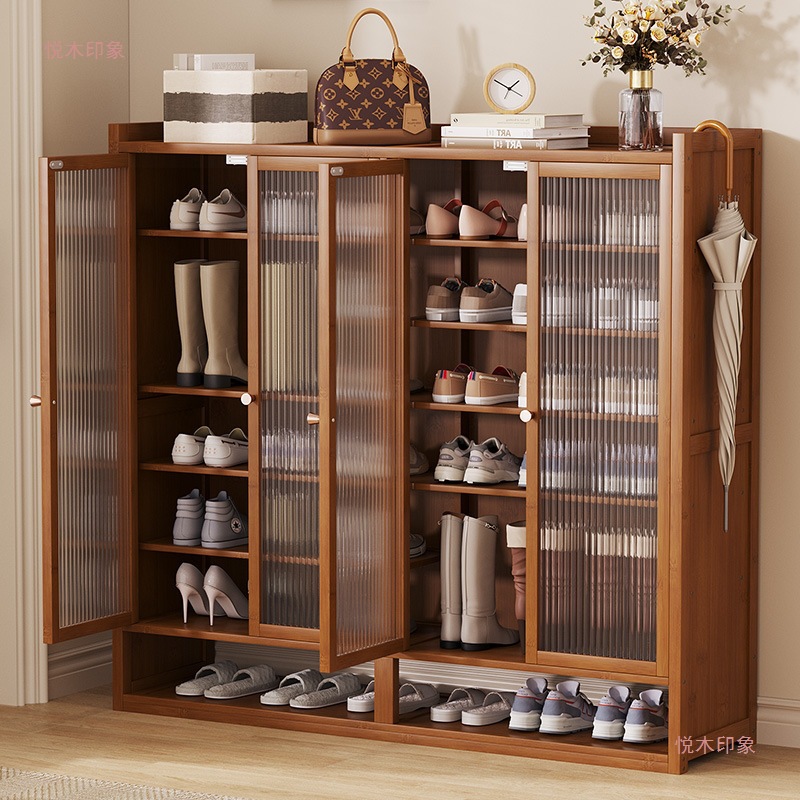 Shoe Cabinet Doorway Storage Cabinet Economical Simple Dust-Proof Shoe Rack Large Capacity Foyer Cabinet Small Apartment Entry Shoe Rack