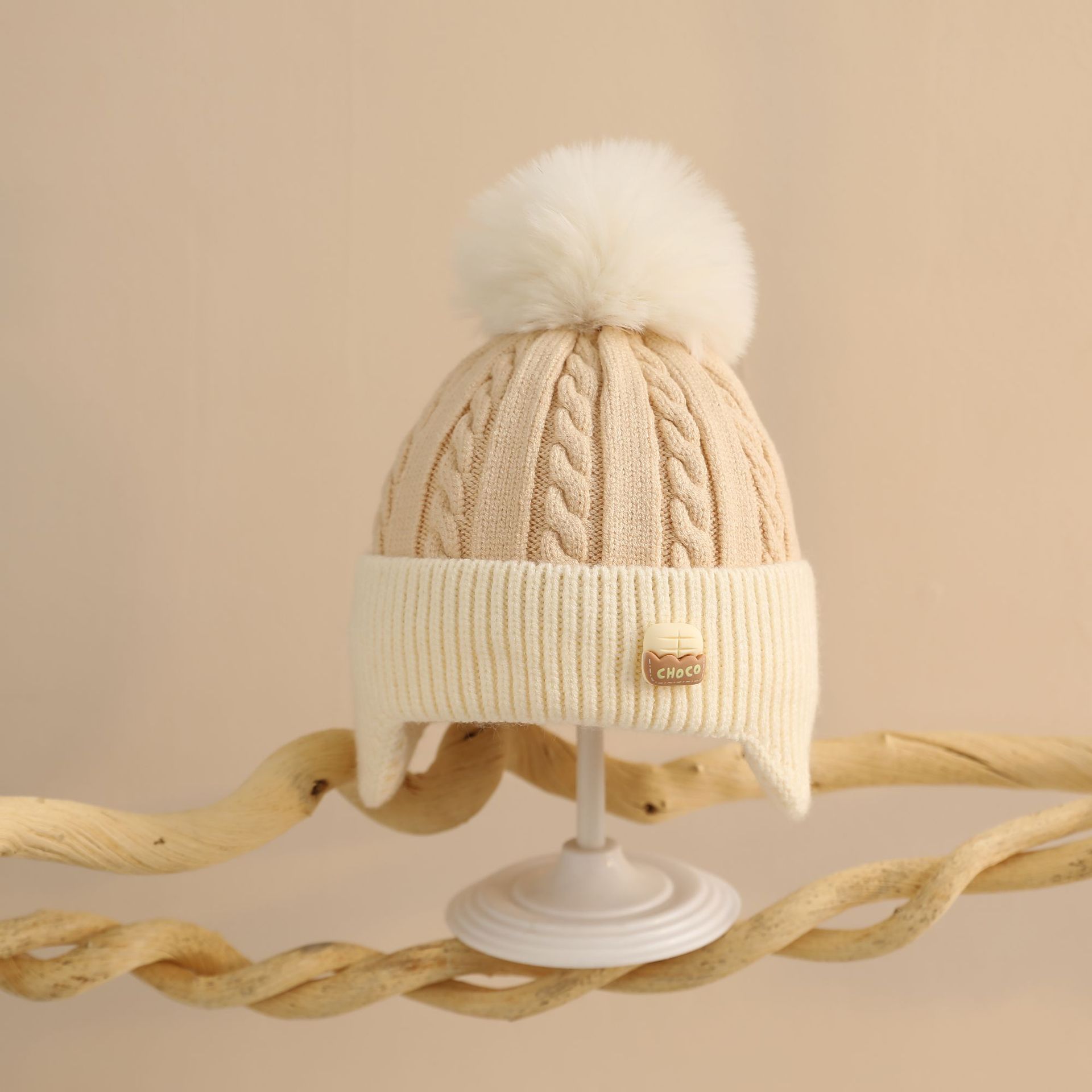 Sombreros para bebés otoño y invierno para niños pequeños niñas invierno abrigo gorras para niños niñas lindas gorras protectoras de orejas