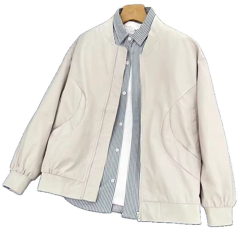 パイロットのジャケットのファッションブランドの工装のごろつきのハンサムでゆったりしたカジュアルジャケットの男性の韓国版の野球服の上着の機関車の服|undefined