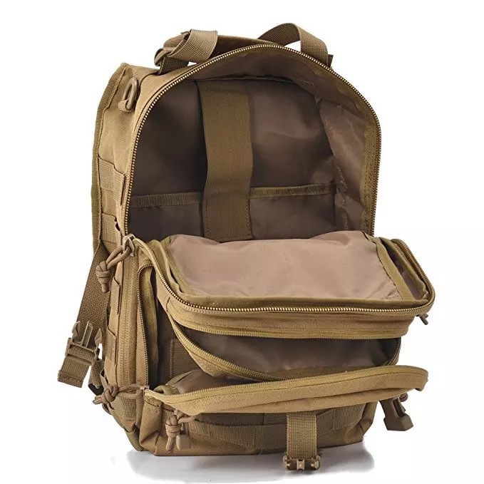 Bolsa de sillín impermeable Oxford tela camuflaje fotografía crossbody bolsa al aire libre hombro táctico bolsa de pecho grande senderismo escalada bolsa