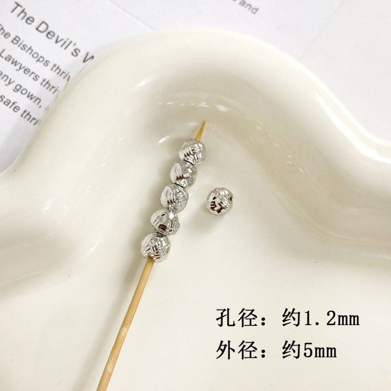 烤漆螺纹毛线珠彩色条纹diy散珠串珠手机链条包挂件饰品配件材料|undefined