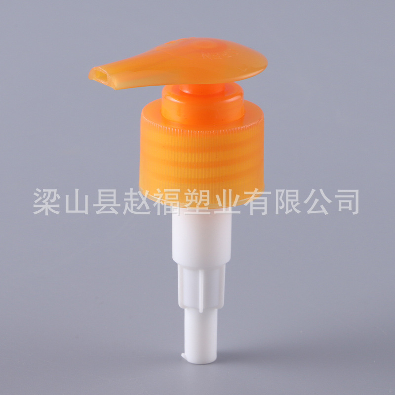 新品28牙树叶式洗手液按压泵24口蕾丝螺纹塑料乳液泵喷头2cc通用