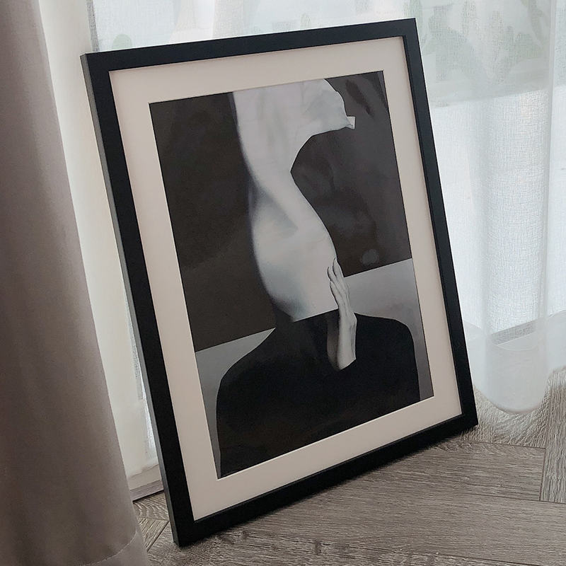 Solid Wood Simple Nordic Style Photo Sketch Frame Photo Frame Poster Display Frame Empty Frame Can Be Framed