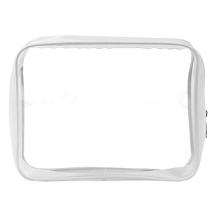 PVC Storage Bag Women's Portable Transparent Zipper Simple Hand Bag Magic Travel Body Soap Wash Bag