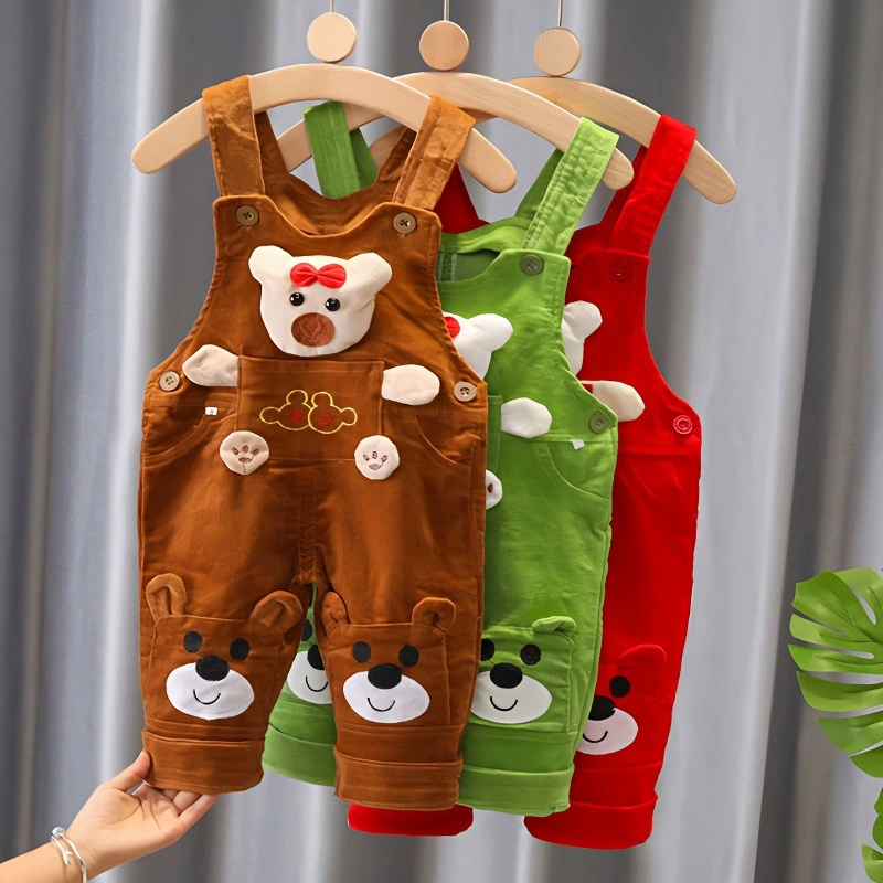 Детские комбинезоны из вельвета, весенне-осенние детские штаны для детей от 0 до 12 лет, одиночные штаны для младенцев, тонкие длинные штаны для мальчиков и девочек, модные