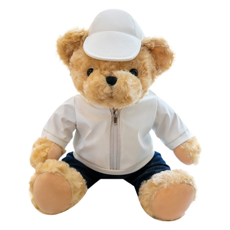 New Energy Vehicle Teddy Bear Doll Car Logo Bear Audi Bmw Land Rover Mercedes-Benz 4S Store Gift Teddy Bear with Logo Printed