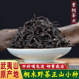 武夷山明前春茶批发蜜桃香红茶桐木关野茶正山小种茶叶铁罐礼盒装