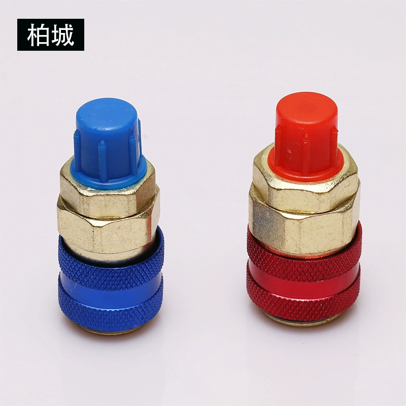 R134A все медные быстроразъемные кондиционеры адаптер снежного типа автомобильный фторирование быстрый разъем автомобильный Кондиционер инструмент