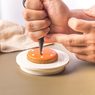 Frosted Biscuits Drawing Table Mini Small Turntable Flip Sugar Frosted Biscuits Turntable Small Cake Decorating Turntable