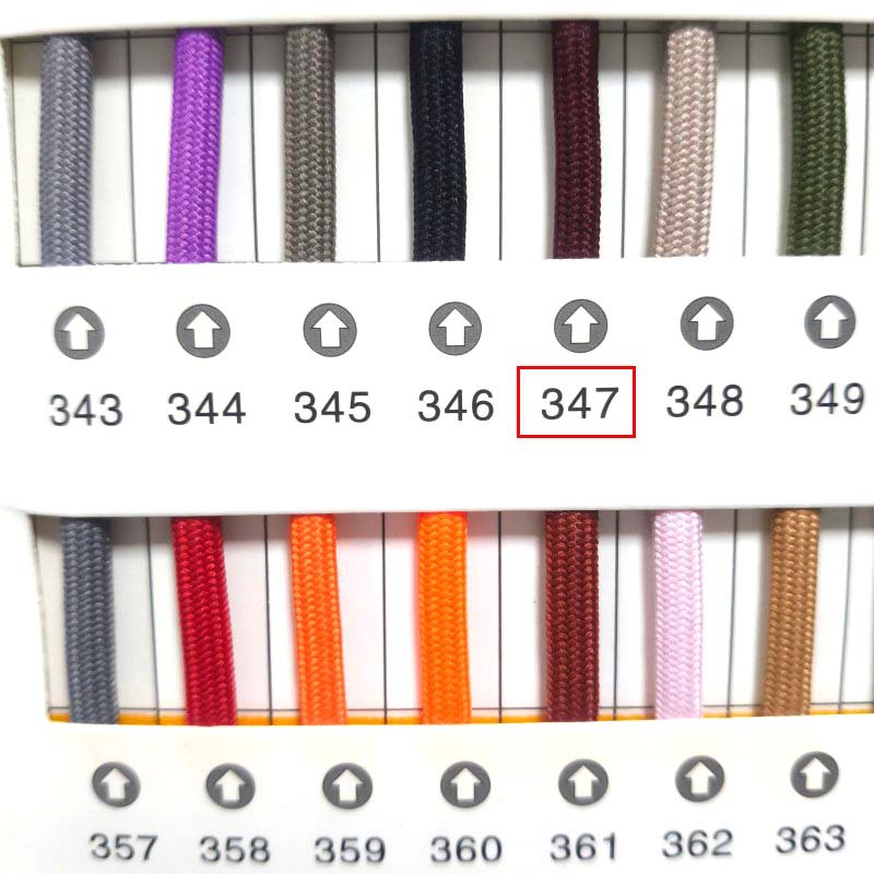 210 color 4mm color unisex cifrado cordón redondo negro y blanco cordón de zapatos casuales para zapatos blancos pequeños